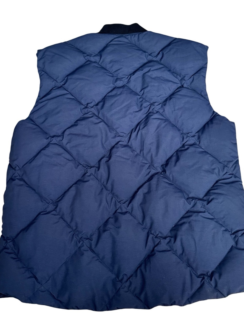 Arbor Collective Puffer Vest Mens Medium Blue Quilted Snap Front Jacket - Picture 3 of 8
